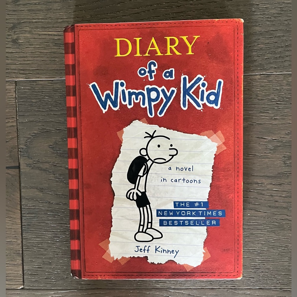 Diary of a wimpy kid “a novel in cartoon” brand new